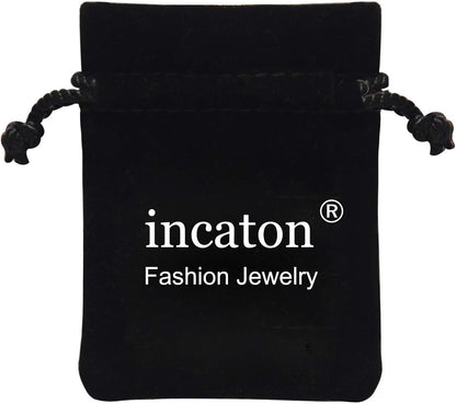 Incaton 14G Industrial Barbell Surgical Steel Cartilage Earrings CZ Industrial Earring Crystal Ferido Industrail Piercing 1 1/2"(38Mm) Bar Length