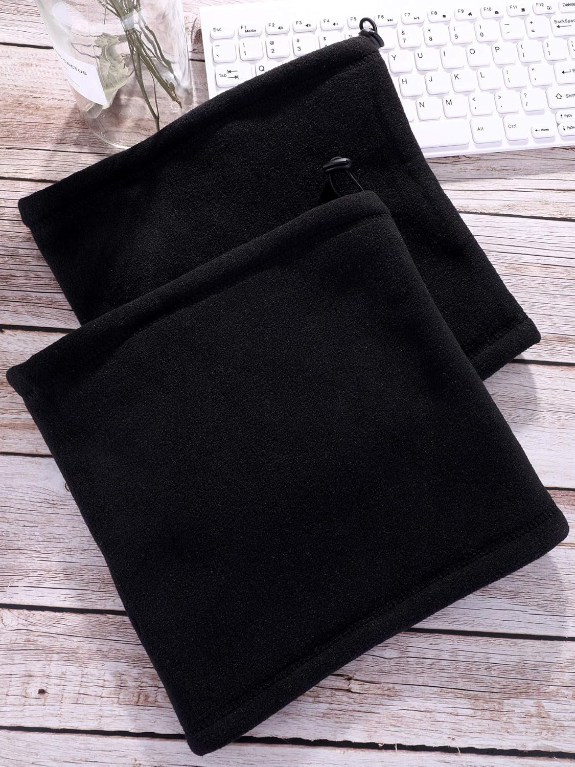 Tatuo Winter Neck Warmer Gaiter for Men Women Ski Fleece Winter Scarf Windproof Face Mask for Skiing Hiking Cycling