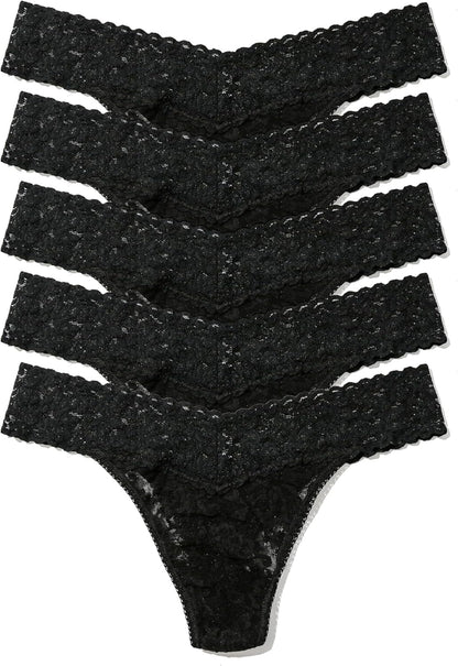 Hanky Panky lace thong one size fits 4-14 premium women's underwear