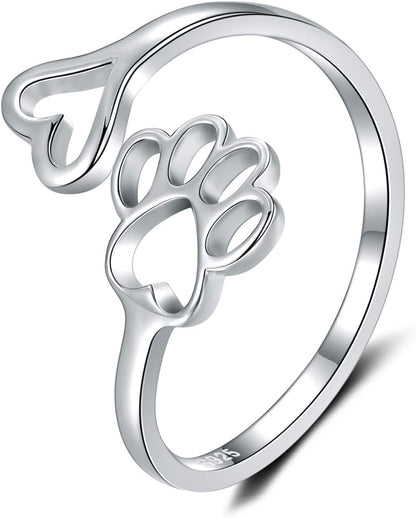 Sterling silver promise ring gift box for mothers and women