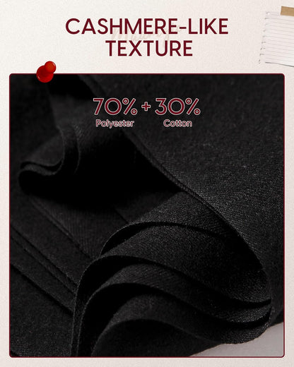 Pashmina Shawl Wrap Soft Cashmere Feel Blanket Scarf for Women, Wedding & Evening Wrap, Winter Warm Fashion Scarves