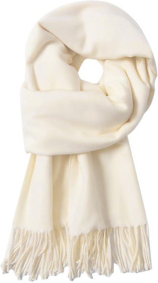 Winter Scarf for Women Men Cold Weather - Soft Warm Shawls Scarves with Tassels(78.7''*26.8'')