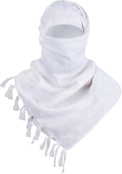 FREE SOLDIER Scarf Military Shemagh Tactical Desert Keffiyeh Head Neck Scarf Arab Wrap with Tassel for Men Women