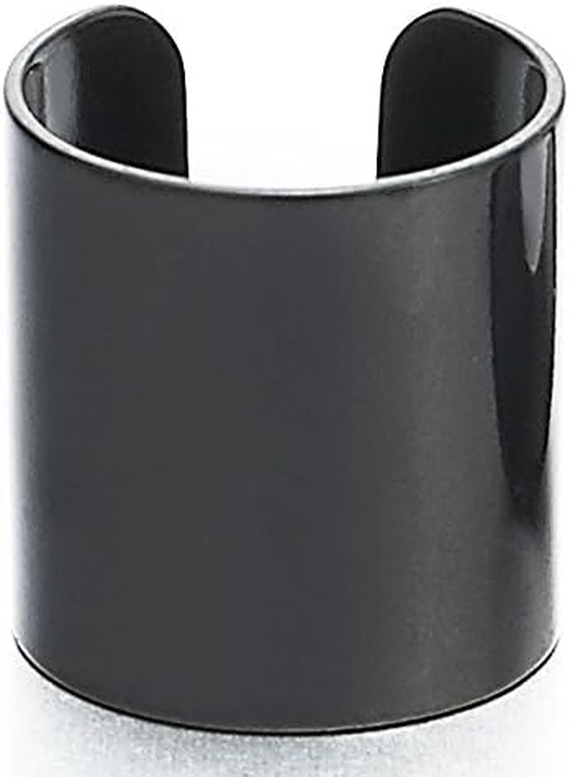 2Pcs Stainless Steel Ear Cuff Ear Clip Non-Piercing Clip on Earrings for Men and Women