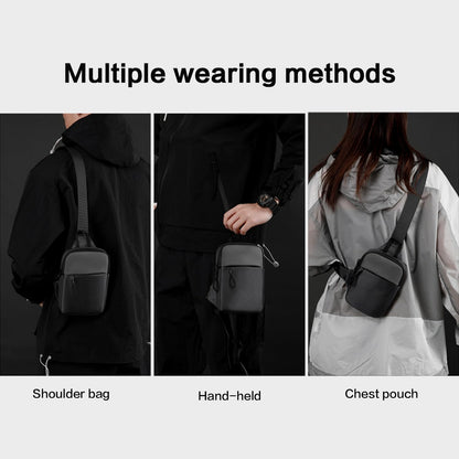 Lightweight crossbody sling bag for men and women runners