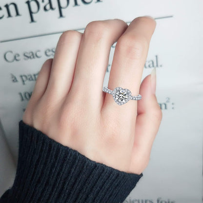 925 silver friendship promise ring adjustable fit
