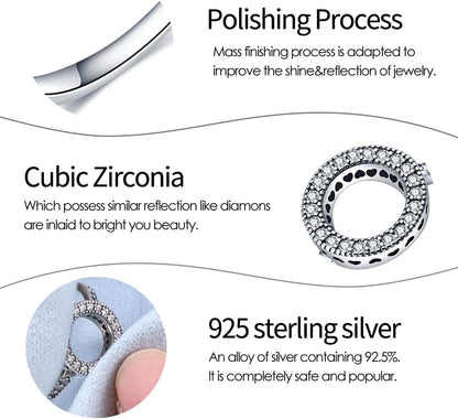 Classic promise ring with infinity design cubic zirconia stone