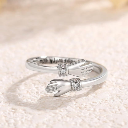 Love hug rings stack multiple rings together styling