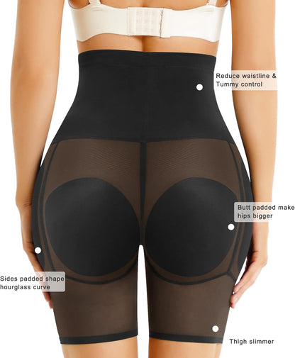 Woman in Irisnaya high-waist hip enhancer shapewear