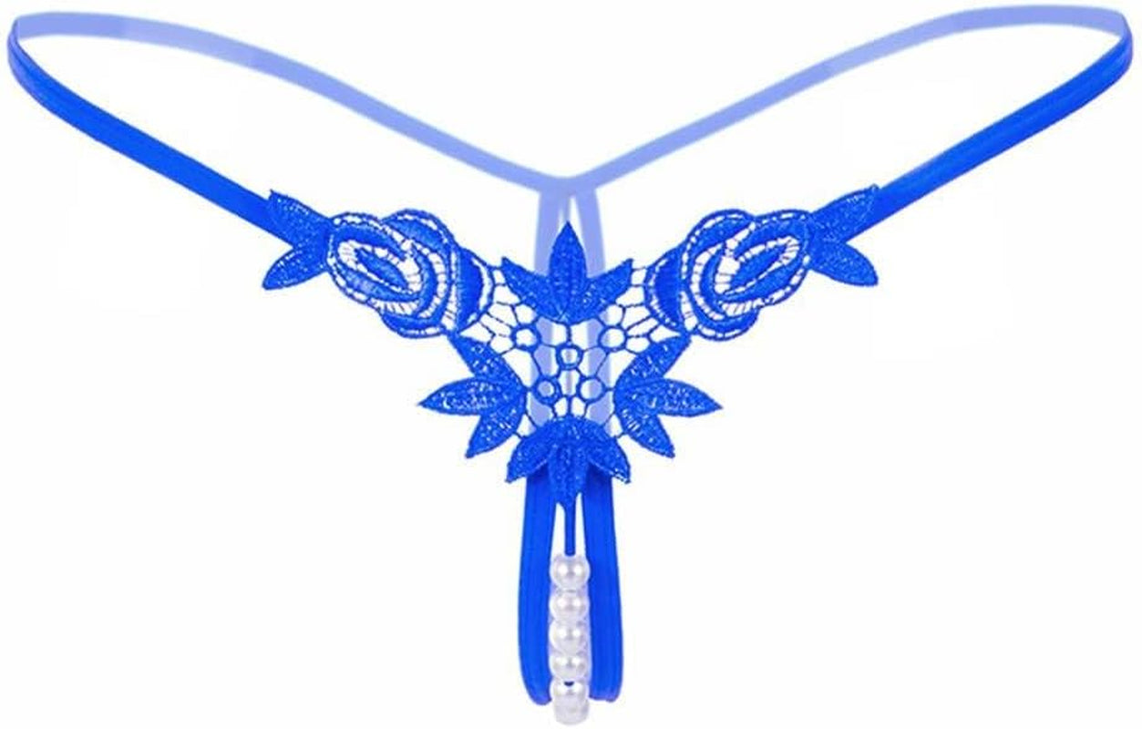Women Panties Low Waist Thongs Underwear Panties Lingerie for Women for Sex, Womens Sexy Pendant Pearl G String