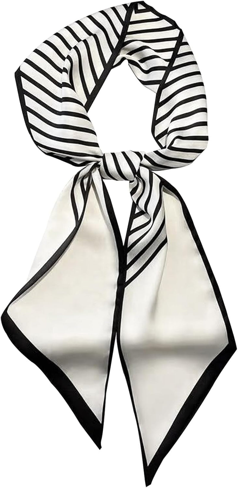 Head Scarf Hair Neck Scarves for Women Purse Bag Scarfs for Handbags Silky Long Thin Satin Headscarf Fashion