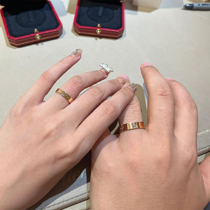 Titanium steel anniversary ring statement piece