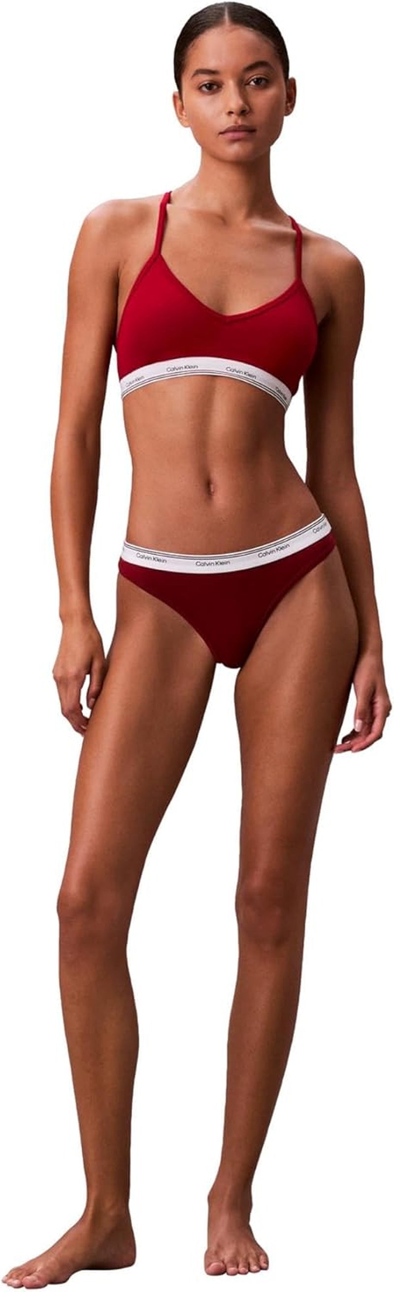 Soft cotton modal stretch blend Calvin Klein thong design