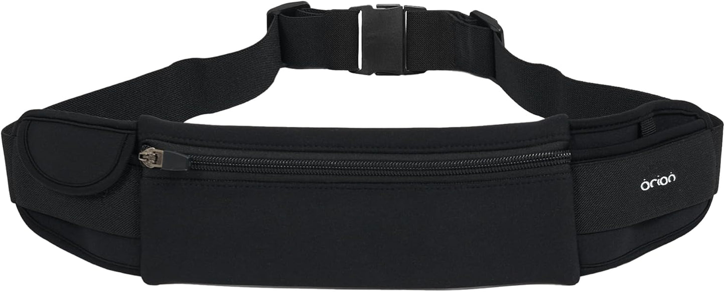 Anti-theft travel money belt with passport pocket
