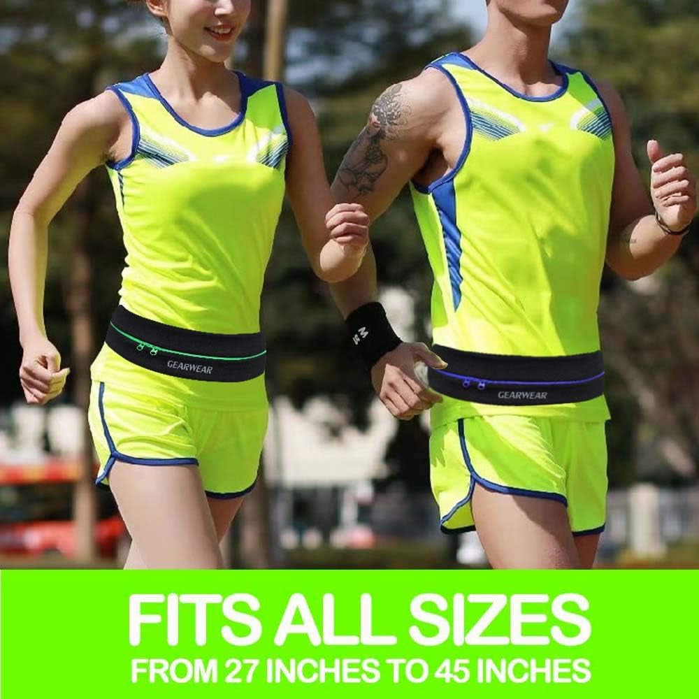Exercise waist band phone holder unisex fitness design