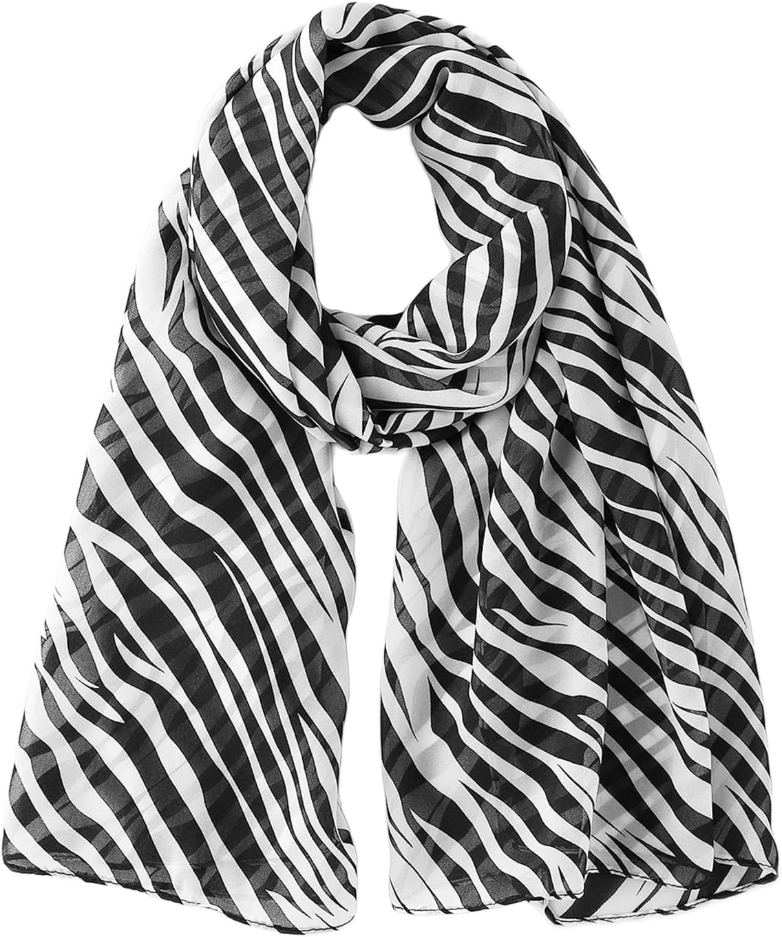 Womens Leopard Print Shawl Scarf - Lightweight Wrap Scarves Shawl Cheetah Scarves for Spring Summer Season