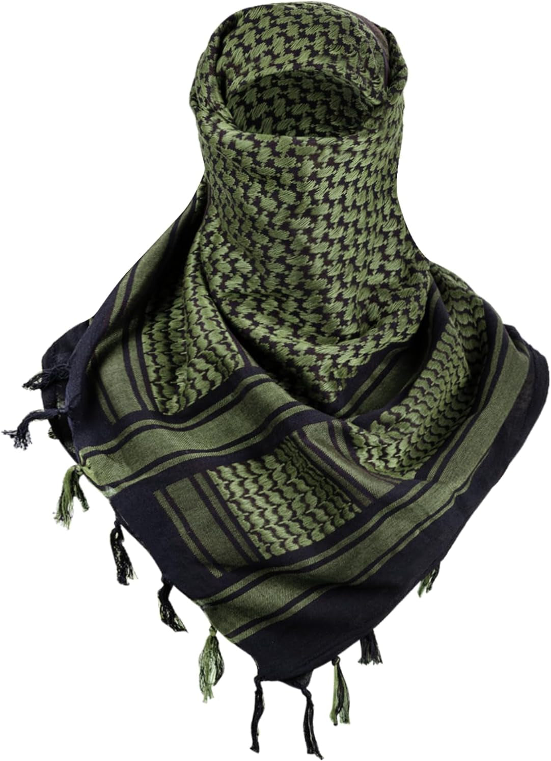 FREE SOLDIER Scarf Military Shemagh Tactical Desert Keffiyeh Head Neck Scarf Arab Wrap with Tassel for Men Women