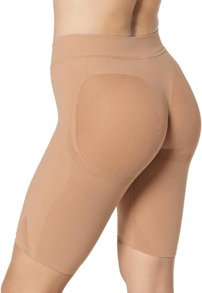 Leonisa seamless shapewear shorts packaging and product contents