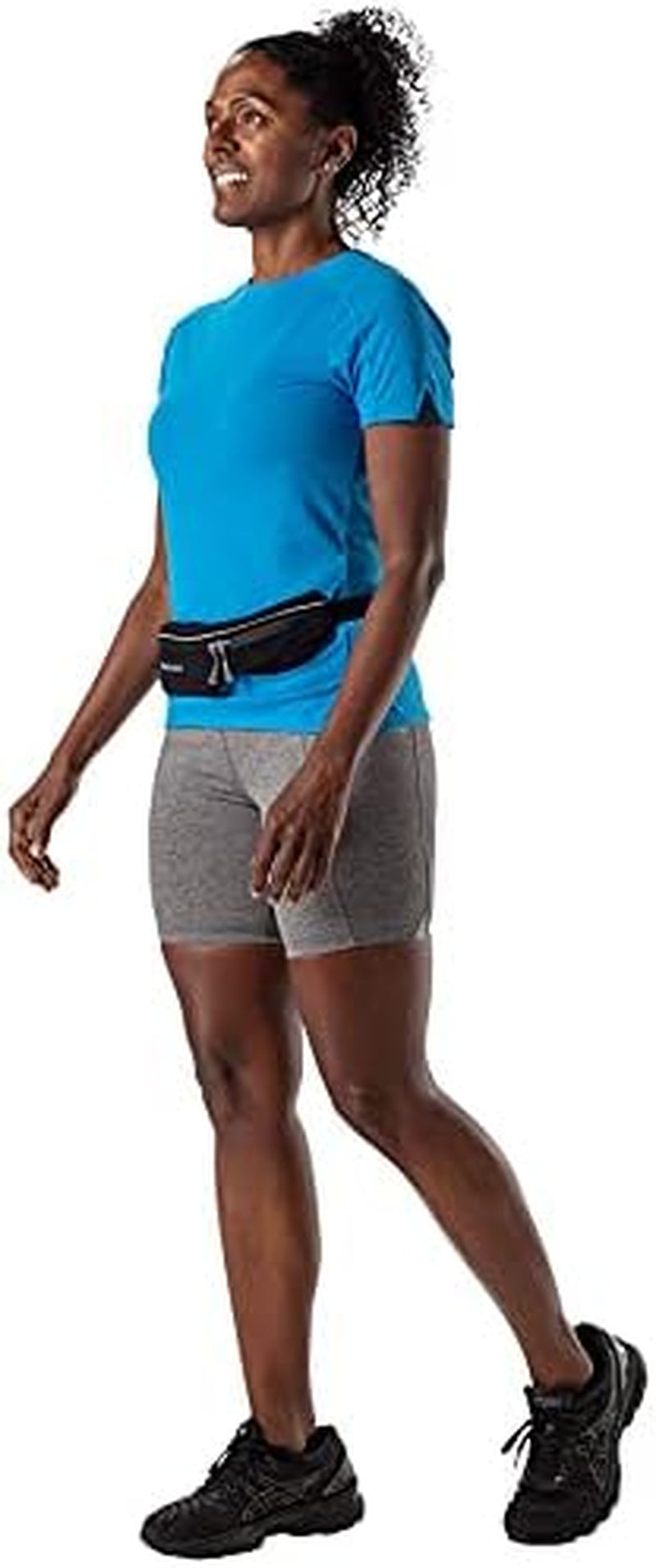Soft brushed interior protecting smartphone in running belt