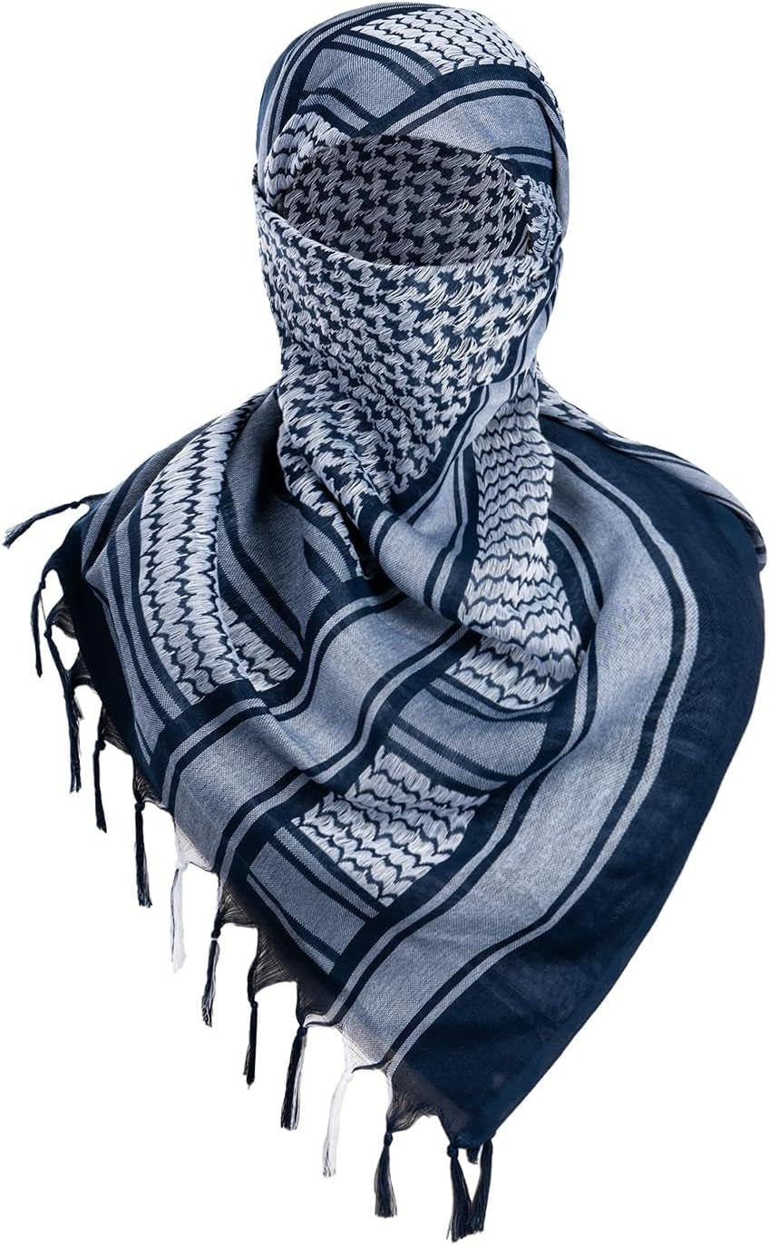 FREE SOLDIER Scarf Military Shemagh Tactical Desert Keffiyeh Head Neck Scarf Arab Wrap with Tassel for Men Women