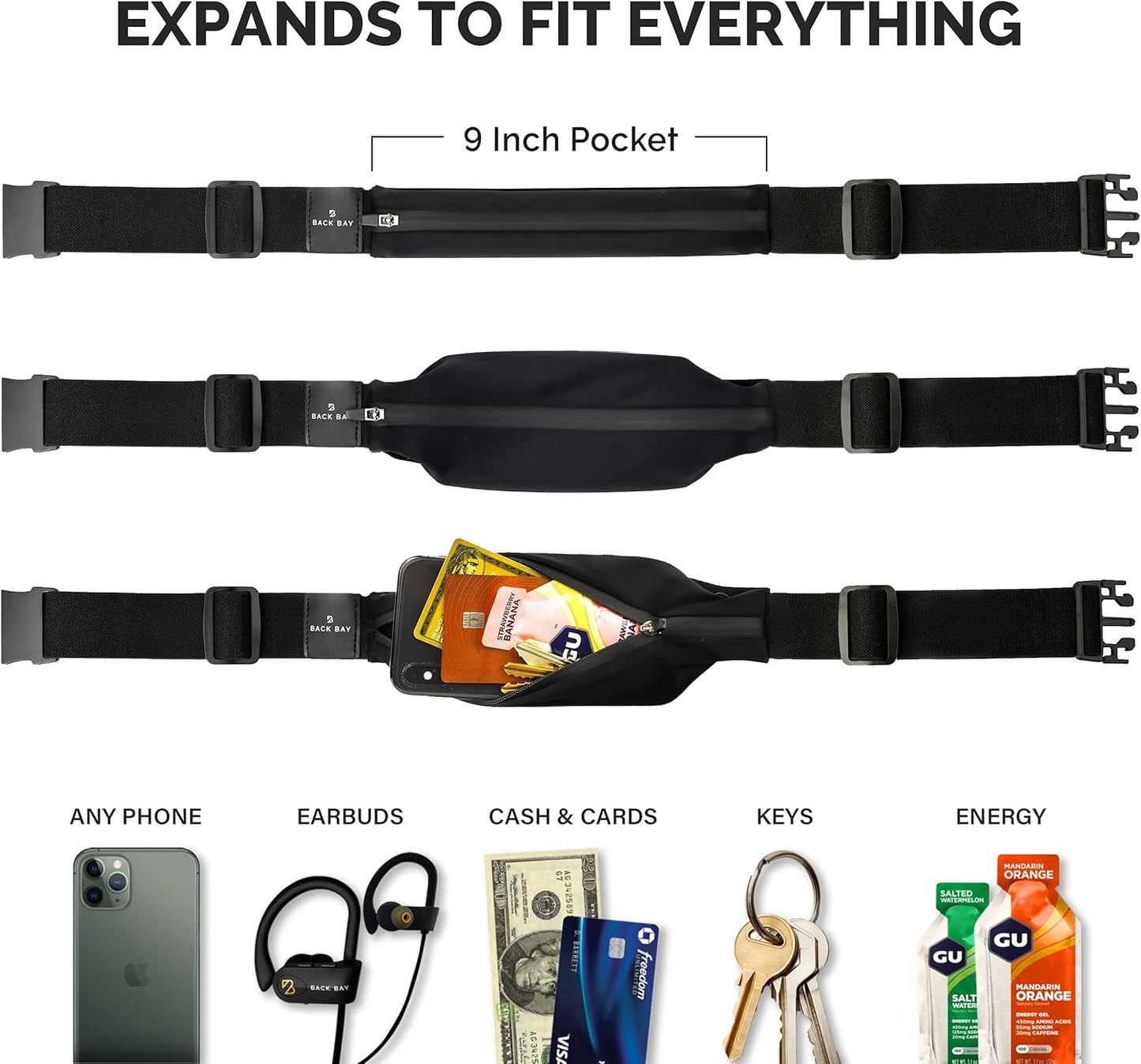 Anti-slip running belt material texture and construction