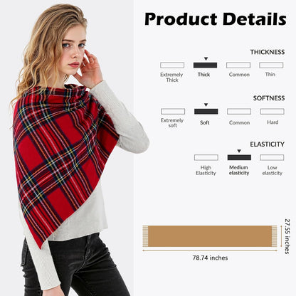 Pleneal Scarf for Women,Soft Chenille Winter Scarves, Womens Warm Thick Scarf for Cold Weather