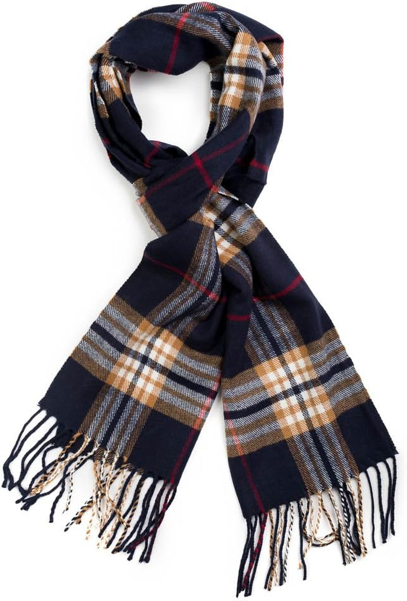 Plum Feathers Super Soft Luxurious Cashmere Feel Unisex for Men and Women Winter Scarf