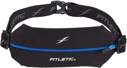 Fitletic Active Lifestyle Fanny Pack & Mini Sports Running Belt for Men & Women – Lightweight, Low Profile- Ultra-Soft Expandable Lycra Pouch - Fits All Phones – Inner Pocket