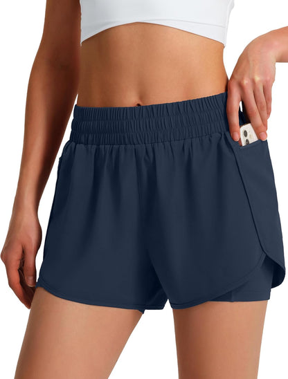 Quick-dry women's shorts perfect for gym and casual wear