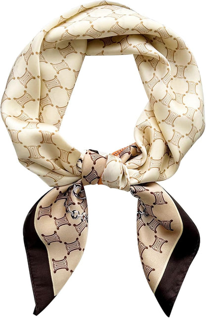 Satin Bandanas Head Scarf for Women Hair Scarves Accessories Lightweight Fashion Wrap Neck Silk Sleeping Headscarf