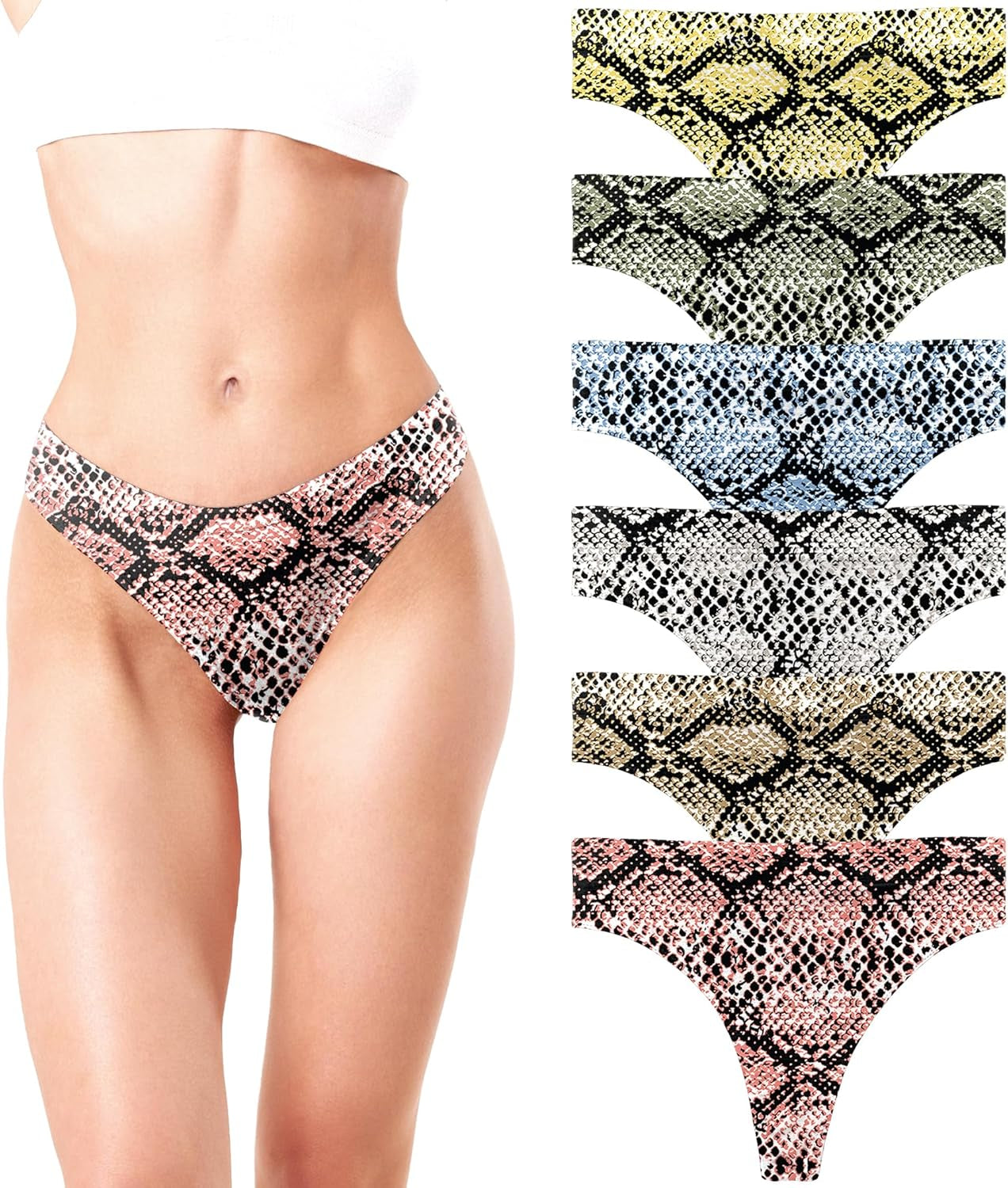 Sexy Basics women's sport thong in white hi-waisted seamless design