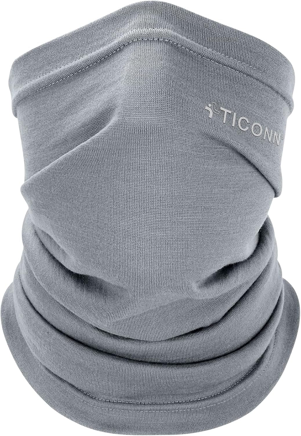 TICONN Neck Gaiter Face Cover Scarf, Breathable Sun & Wind-Proof for Skiing Fishing Hiking Cycling
