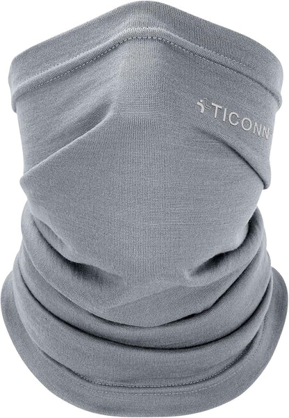 TICONN Neck Gaiter Face Cover Scarf, Breathable Sun & Wind-Proof for Skiing Fishing Hiking Cycling