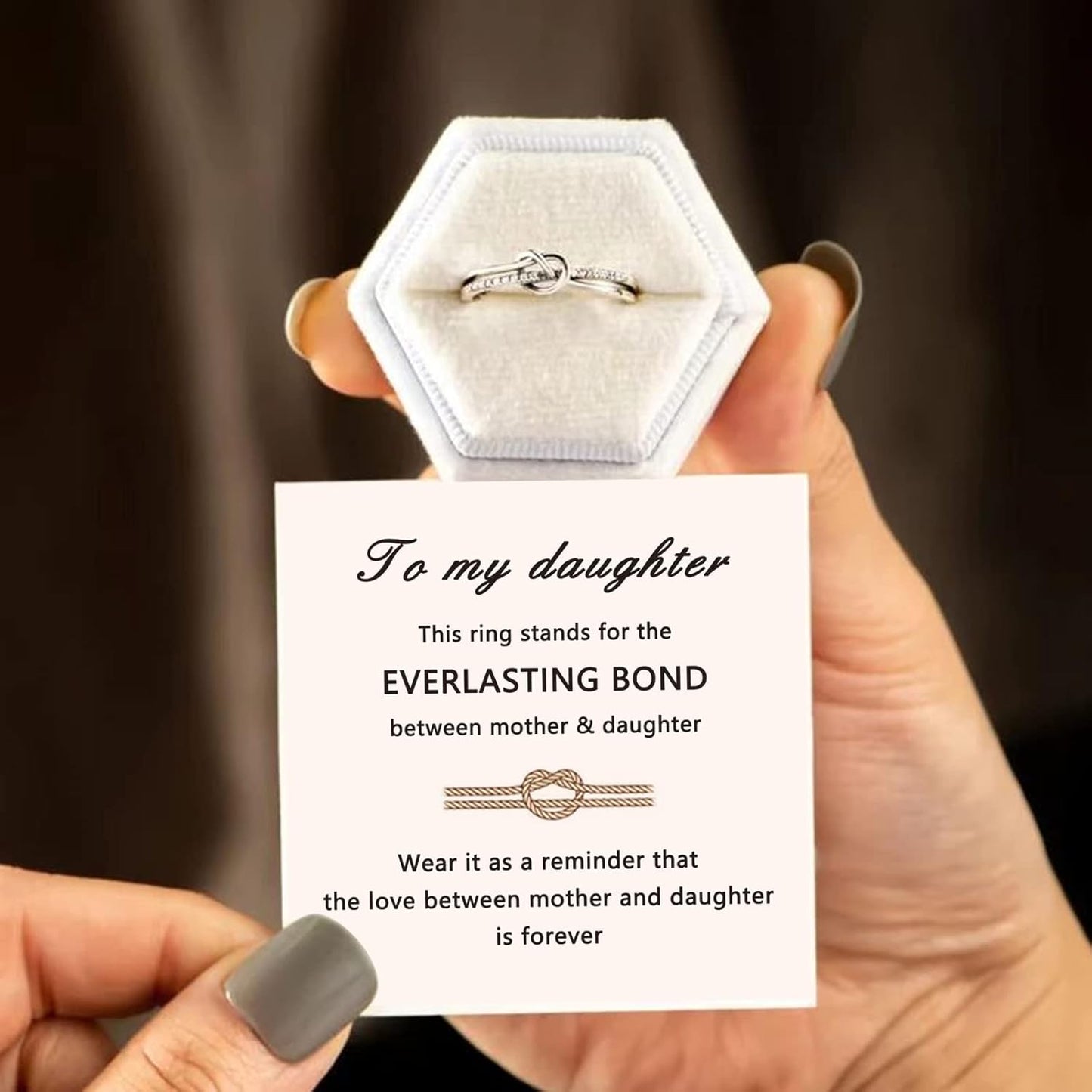 Silver cleaning cloth and fine jewelry box included