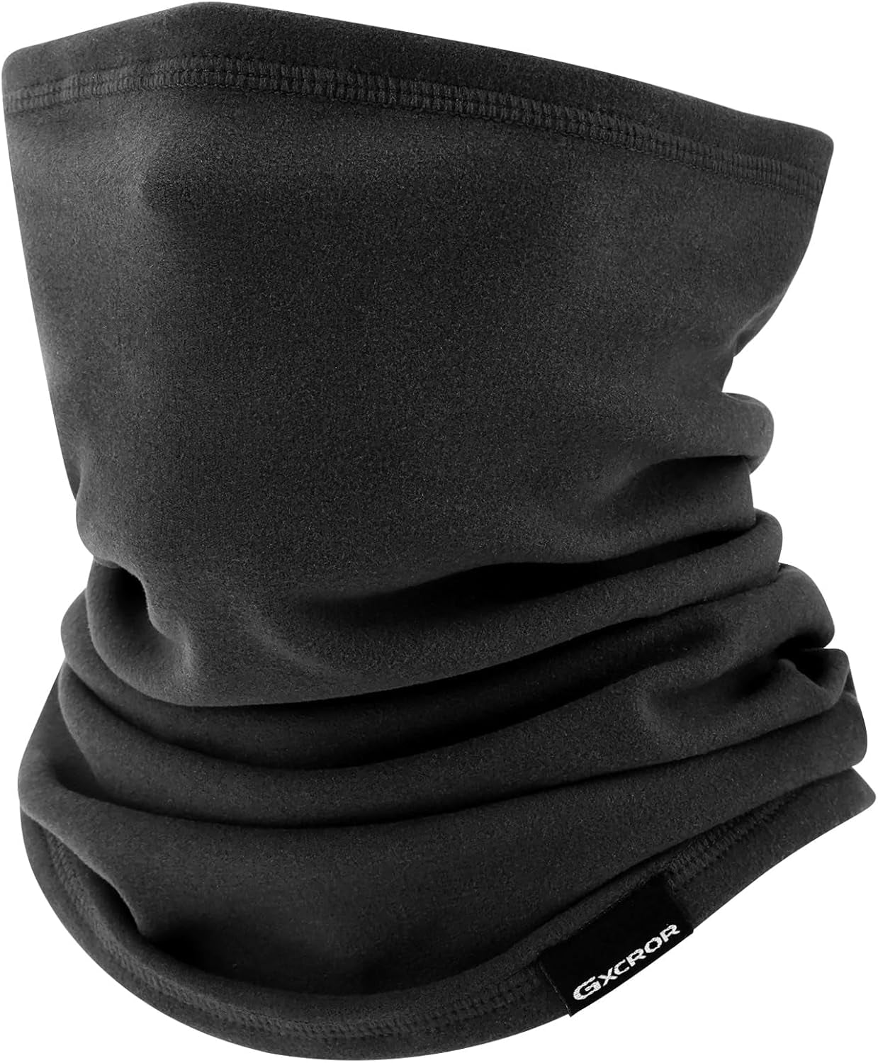 GXCROR Neck Warmer Winter Face Mask Fleece Neck Gaiter Ski Face Cover Cold Weather Scarf for Men & Women