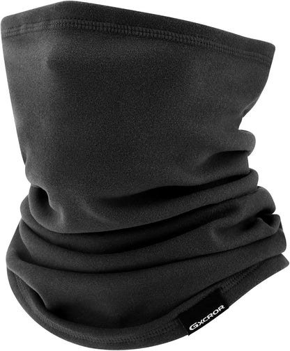 GXCROR Neck Warmer Winter Face Mask Fleece Neck Gaiter Ski Face Cover Cold Weather Scarf for Men & Women