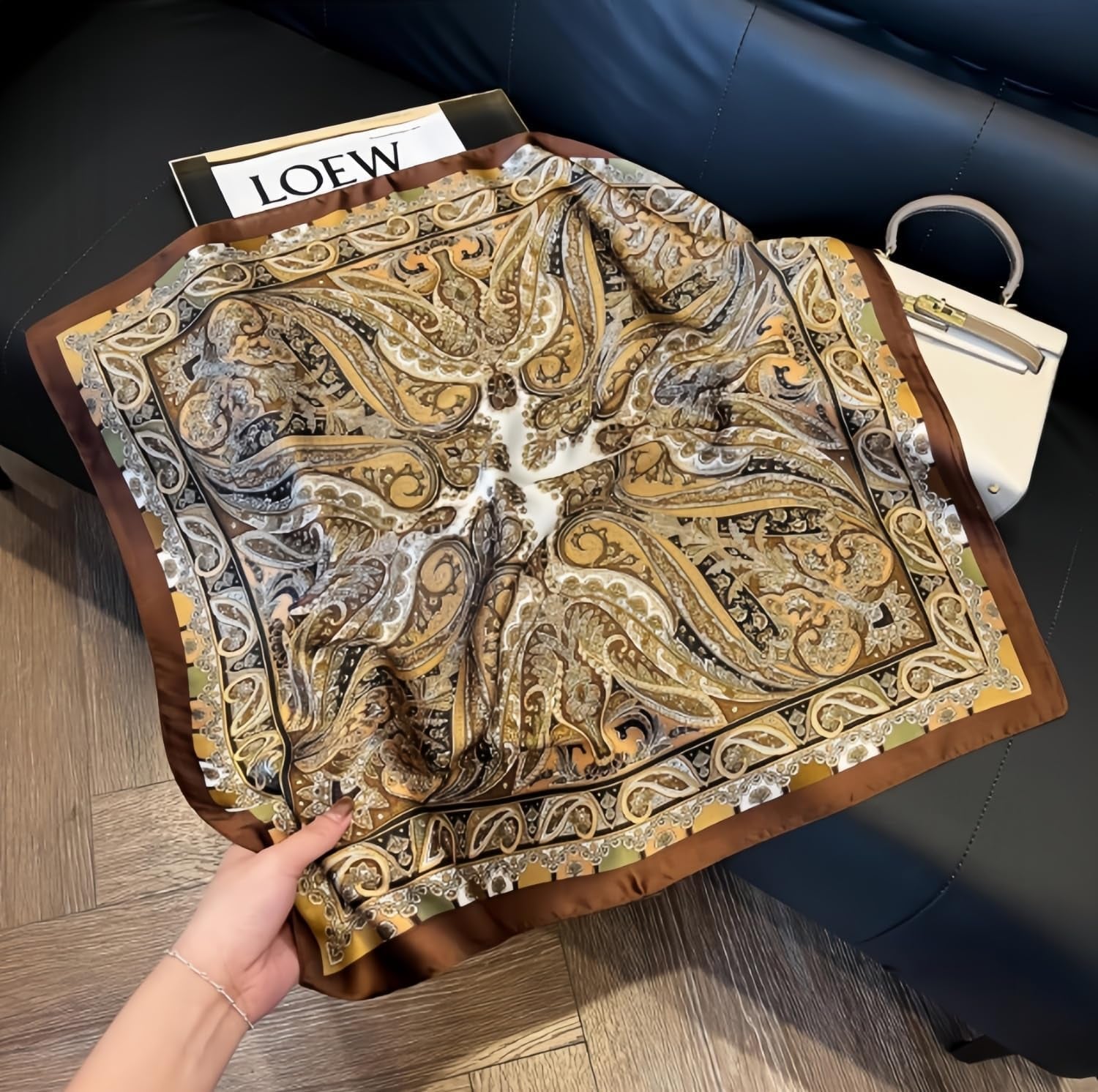 Satin Head Scarf Silk like Hair Scarf Stain Bandana for Women Hair Scarves Accessories Lightweight Fashion Wrap Neck Silk