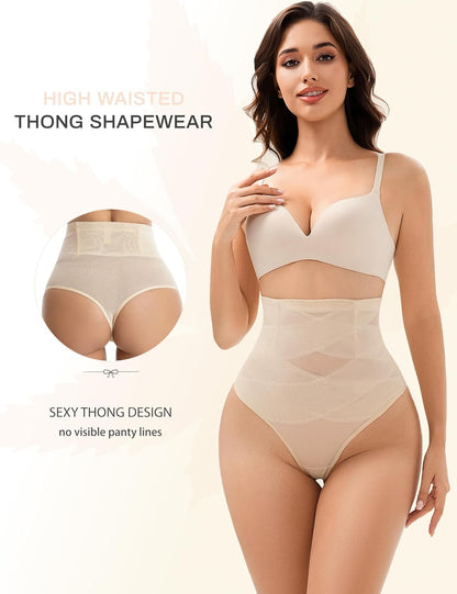 Julygirl shapewear control panties high-waist thong style