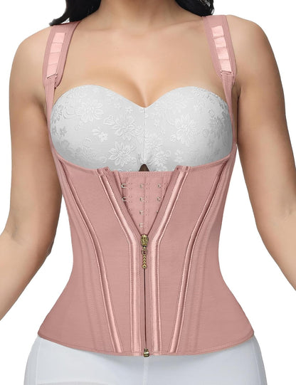 SHAPSHE Waist Trainer for Women, Tummy Control Sports Girdle, Workout Body Shaper with Adjustable Shoulder Strap