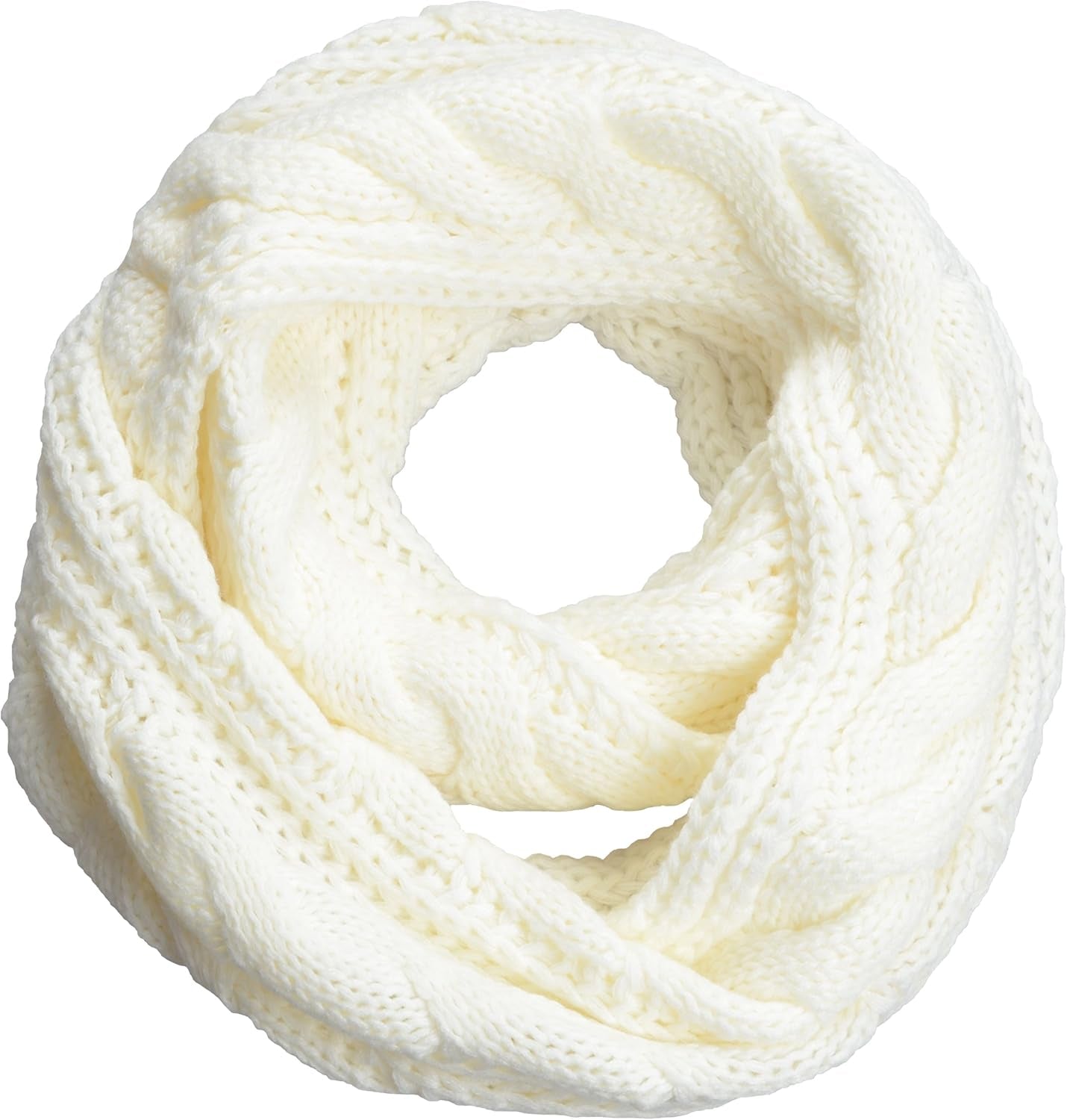 NEOSAN Womens Thick Ribbed Knit Winter Infinity Circle Loop Scarf