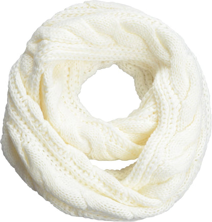 NEOSAN Womens Thick Ribbed Knit Winter Infinity Circle Loop Scarf