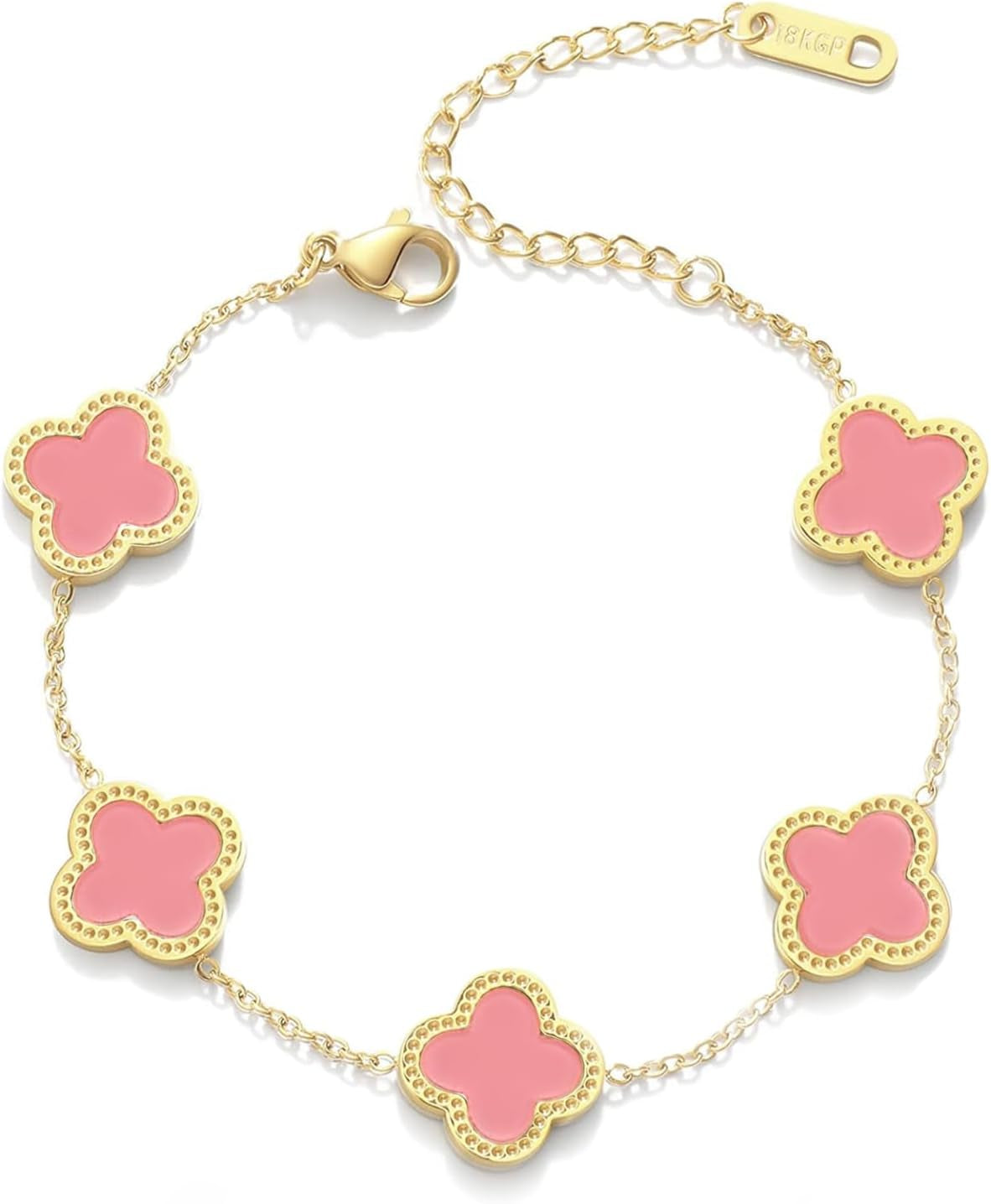 Highspark Clover Bracelets for Women | Designer Four Leaf Bracelets for Women | Lovely Gift