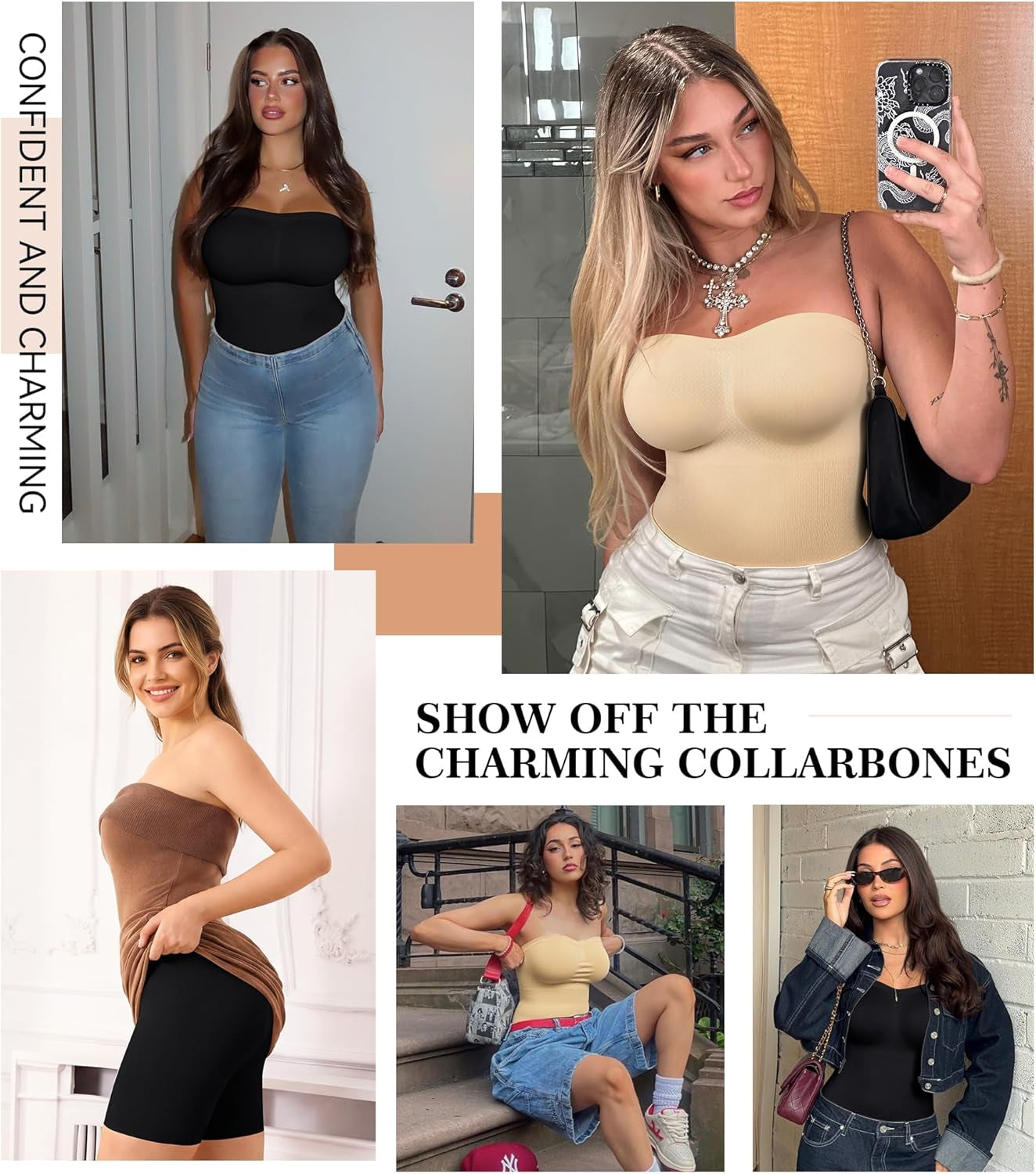 Seamless buttery-soft full body shaper slimming bodysuit