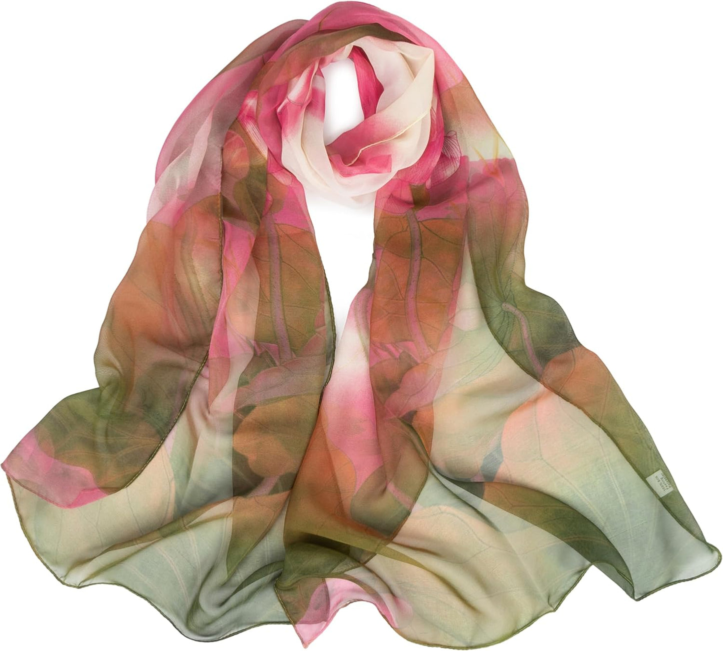 Womens Leopard Print Shawl Scarf - Lightweight Wrap Scarves Shawl Cheetah Scarves for Spring Summer Season