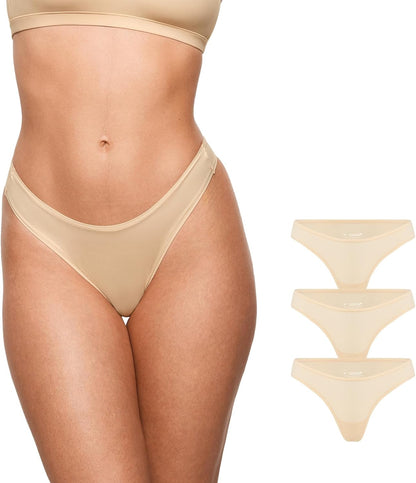 Soft V-Waisted Thong 3 Pack by INLYRIC