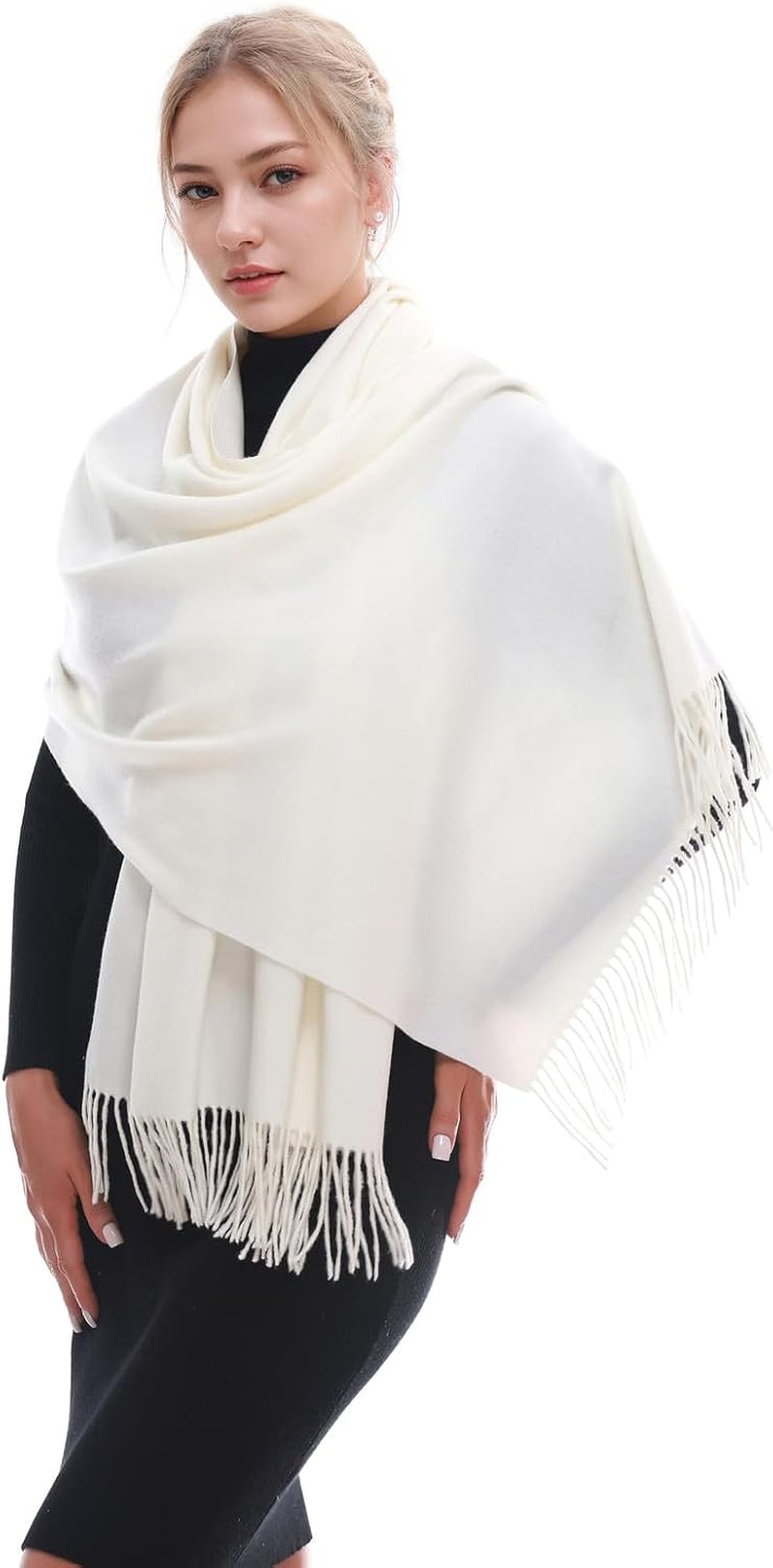 RIIQIICHY Scarf for Women Scarves and Wraps Winter Warm Pashmina Shawl for Cold Weather
