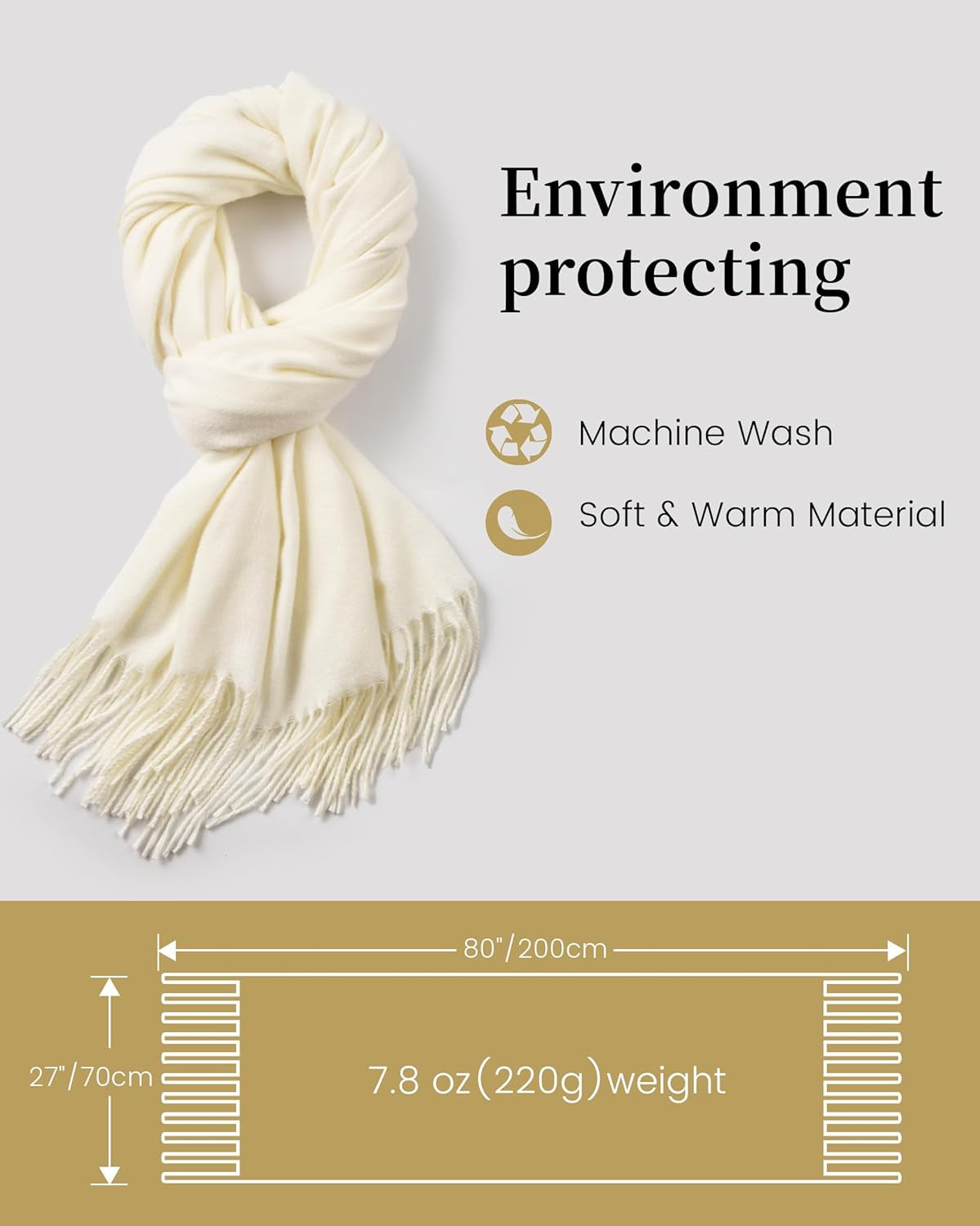 Scarfs for Women Pashmina Shawls and Wraps for Evening Dress Bridesmaid Wedding Bridal Winter Warm Long Large Scarves