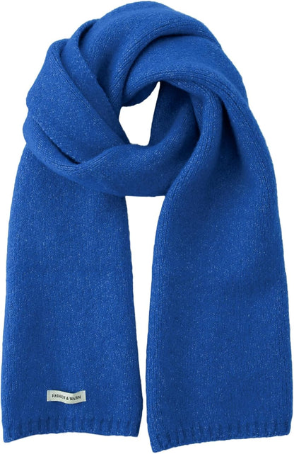 Trifabricy Winter Scarf for Women - Womens Warm Knit Scarf Soft Wrap for Cold Weather Winter Scarfs Fashion Solid Scarves