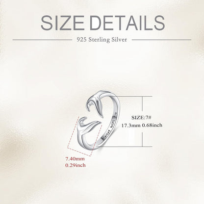 Adjustable love ring perfect for friends and lovers from POPLYKE