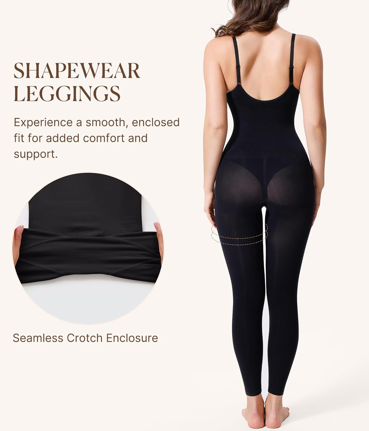 BRABIC shapewear compression leggings front display